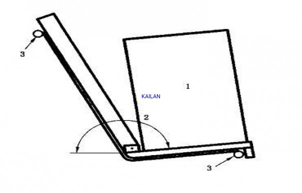 座垫与靠背角度的测量工具